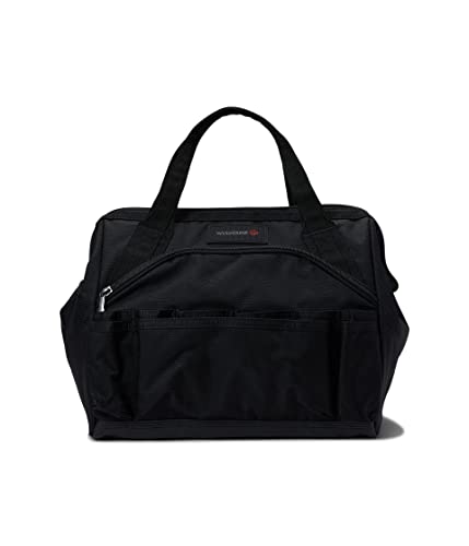 WOLVERINE Tool Bag |Tote | Utility Roll | Durable Nailhead Nylon, Adjustable Straps, and Versatile Pockets 15 Inch 29 Pocket Bag Black