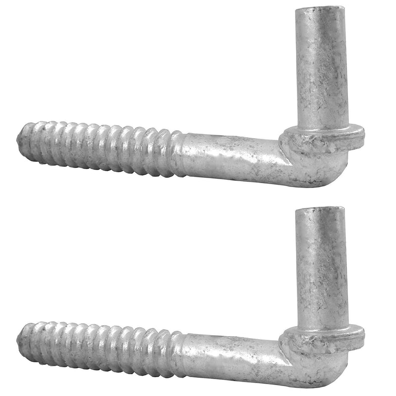 Jake Sales - 4-1/2 In Wood Post Lag Screw Hinge - 5/8 Hinge Pin - 2 Pack 4-1/2" - 2 Pack
