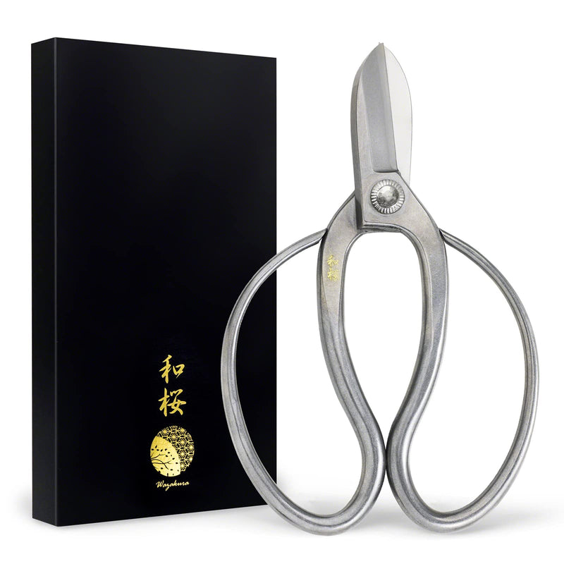 Wazakura Made in Japan Yasugi Stainless Steel Koryu Scissors 6.5" (165 mm) Professional Ikebana Floral Tool, Kado Hasami Flower Arrange Shears (Yasugi Stainless Steel Traditional Koryu) Yasugi Stainless Steel Traditional Koryu