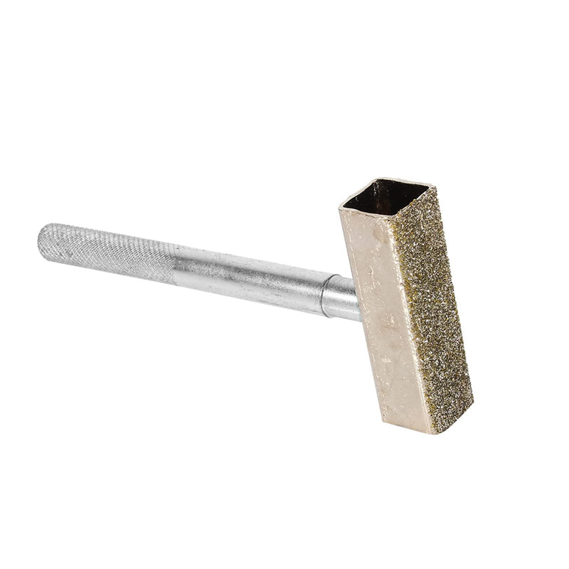Grinding Wheel Dressing Tool, Diamond Grinding Wheel, Stone Straightener, Proper Dressing Tool, Bench Grinding Machine with Flat Diamond Coated Surface 45 x 100 mm/1.7 x 3.9 inch