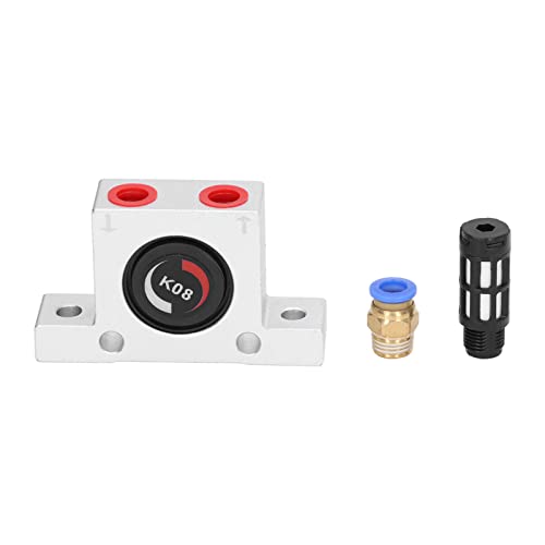 ViaGasaFamido Pneumatic Air Vibrator Ball Type Aluminum Alloy with Silencer Air Cooled