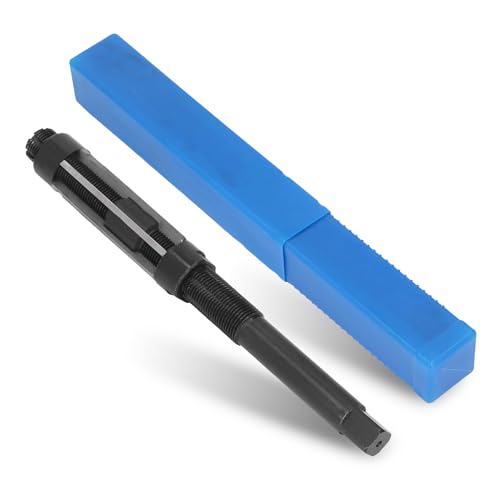 Jeanoko Reaming Tool, Conduit Reamer Reamers Cylindrical Ream Hole 1 11/32 to 1 1/2in Straight Adjustable Hand Reamer Tool for Drilling Machines Reamer Set