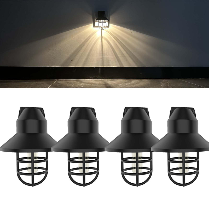 ETL Night Lights Plug Into Wall with Dusk to Dawn, Night Light Plug in Rustic Farmhouse Night Light 2700K,for Kitchen, Hallway, Warm-farmhouse 4 Pack