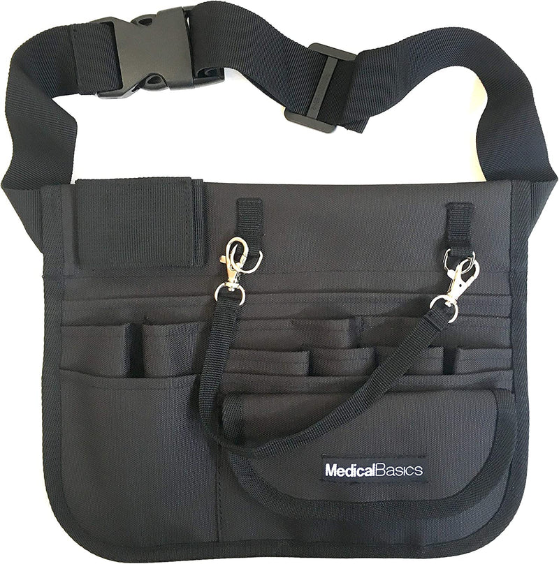 Medical Organizer Belt - Nurse Fanny Pack with Stethoscope Holder and Tape Holder Medium