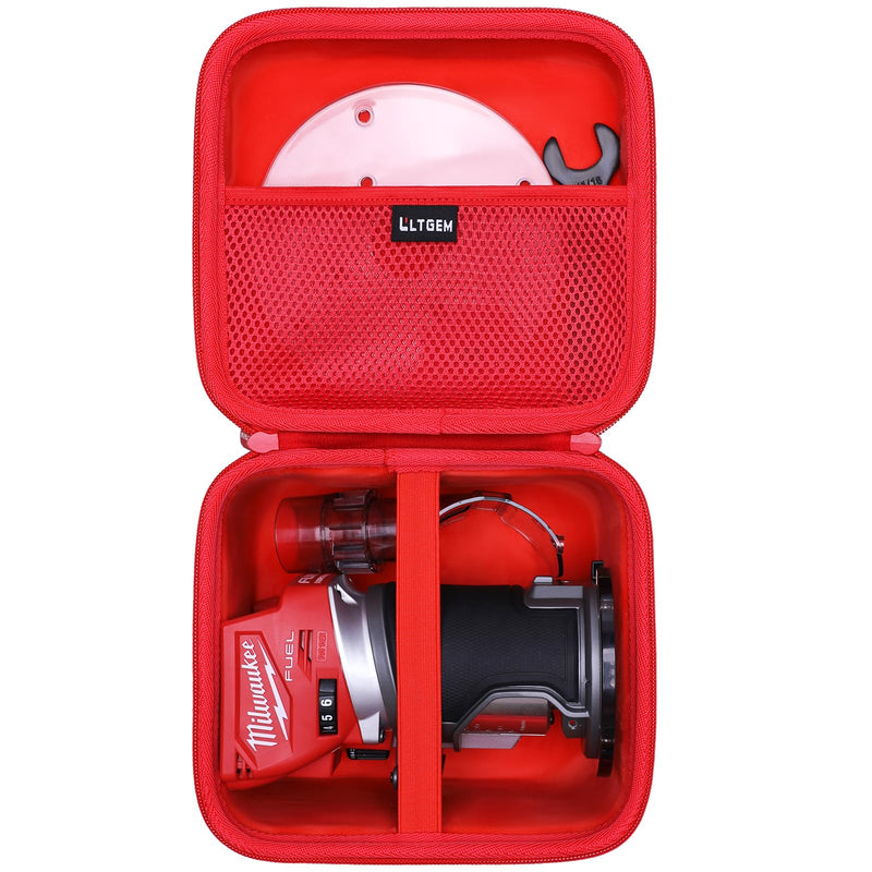 LTGEM Case Compatible with Milwaukee's 2723-20 M18 Cordless Compact Router(Case Only)