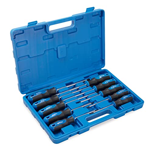 ROTATION 10pc Torx Screwdrivers Set, Magnetic Tip with Center Hole
