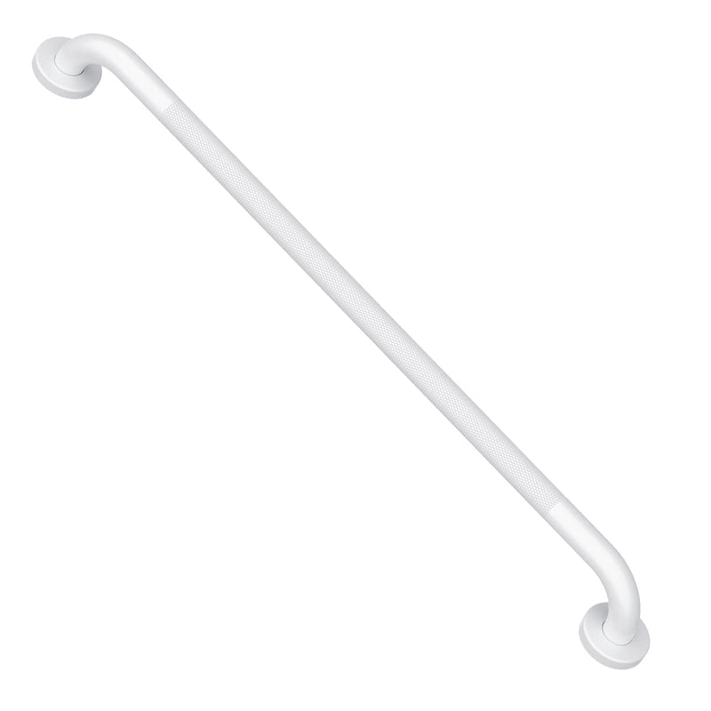 Oil Rubbed White Shower Grab Bars 32 Inch w/Anti-Slip knurled Grip, iMomwee Stainless Steel Wall Mount Bathroom Safety Balance Handrail, Handicap Elderly Senior Assist Textured Grab Bar Handle