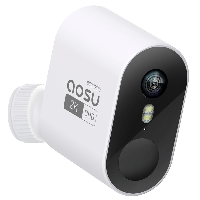 AOSU 2K Add-on Camera, Requires WirelessCam/SolarCam HomeBase (NOT Doorbell HomeBase), Up to 4 Cameras Can be Connected to 1 Homebase Add-on-Cam