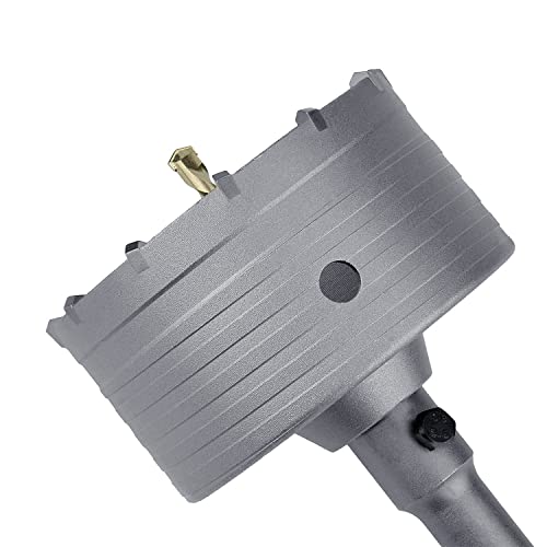 115mm (4.5") Concrete Hole Saw with 220mm SDS Plus Shank Rod 115mm ( 4.5 inch )
