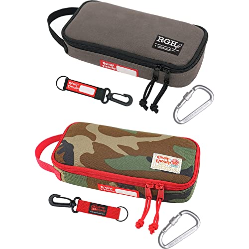 Rough Enough Small Tool Bag Pouch Case with Zipper Handle
