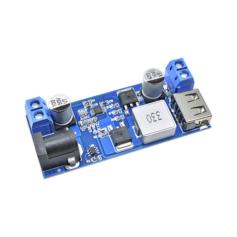 Heemol Buck Converter 24V/12V to 5V 5A DC-DC Step Module Down Power Supply Converter Board 1 piece