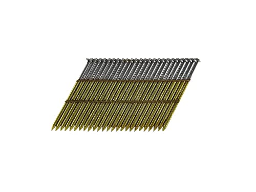 B&C Eagle A2X113HDR/28 2" x 0.113 28-Degree Hot-Dipped Galvanized Ring Clipped Head Strip Wire Nail 500 Count