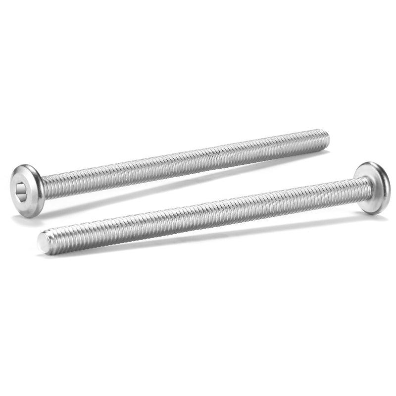 M8 x 90mm 20Pcs Flat Head Hex Socket Cap Screws Bolts, 304 Stainless Steel 18-8, Partially Threaded by SG TZH (with Hex Spanner) 20 M8 x 90mm