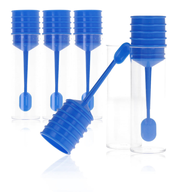 5 x Examination Tubes, Chair / Waste Tube, Sample Tube with Spoon