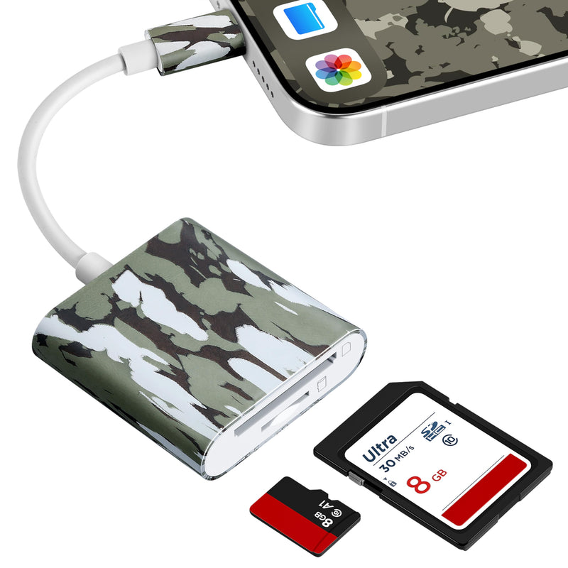 Trail Camera Viewer, Game Camera SD Card Reader for Hunters to View Images and Videos for iPhone 15 or Later and Android (USB-C) For iPhone 15 or later, Android (USB-C)