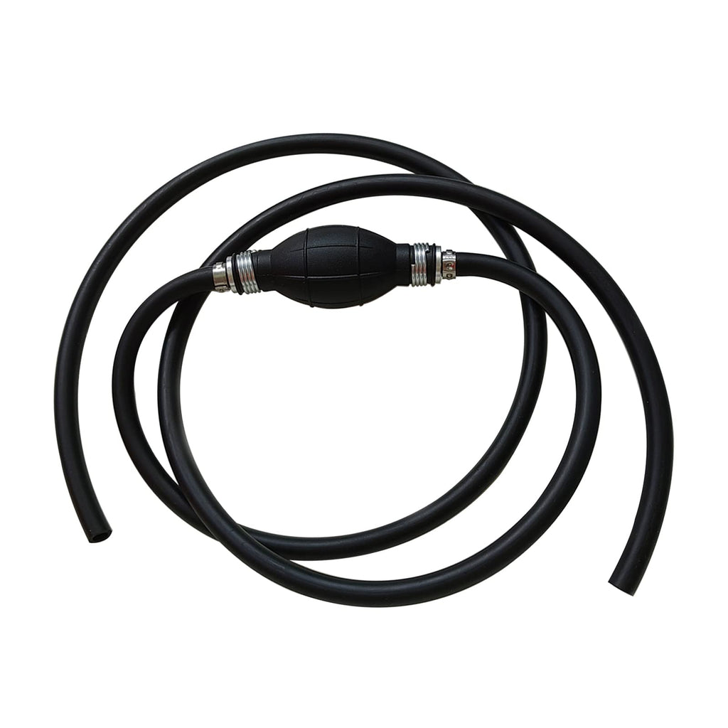 5/16 boat fuel line with primer bulb Fuel Line Assembly 5/16" 8mm Hose Line Universal Fuel Line with Primer Bulb Steel Hose Clamps for Marine Outboard Boat Motor RVs 5/16 Fuel Line