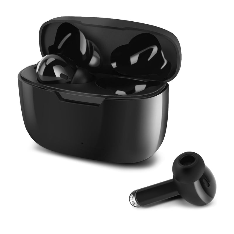 Y113 Language Translator Earbuds, Supports 144 Languages Online Offline Instant Voice Translator Device with APP for iOS for Android, Simultaneous Translation Bluetooth 5.1 Black