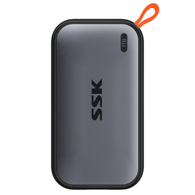 SSK Portable SSD 1TB External Solid State Drives, up to 1050MB/s USB C SSD External Hard Drive USB 3.2 Gen2 for iPhone 15/Pro, Windows, Mac, Android Phones and Tablets 1 TB