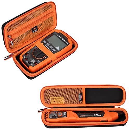 FBLFOBELI Hard Carrying Case for Klein Tools ET310 AC Circuit Breaker Finder Outlet Tester/Klein Tools MM600 Multimeter (Case Only)