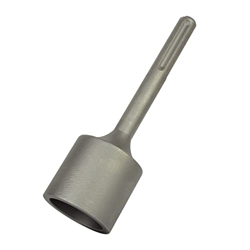 SDS Max Shank T Post Driver Attachment – Made for Driving T Posts with Rotary Hamer Drill, 2 Inch Diameter Head, SDS Max Post Driver, Fence Post Pounder and Metal Fence Post Driver