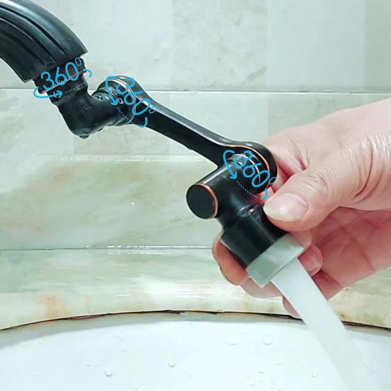 1080° Swivel Faucet Extender Bathroom Rotating Tap Attachment With CUPC Certification Aerator Oil Rubbed Bronze 1