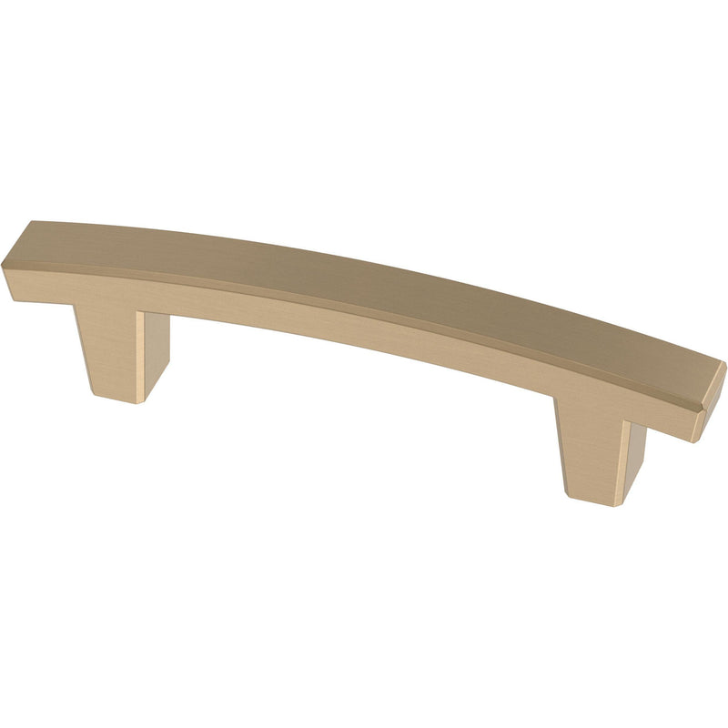 Franklin Brass (10-Pack) – Champagne Bronze Cabinet Handles, 3 Inch Hole Center, Pulls for Drawers, Kitchen Cabinet Door, Dressers | Pierce 3" (76mm) 10