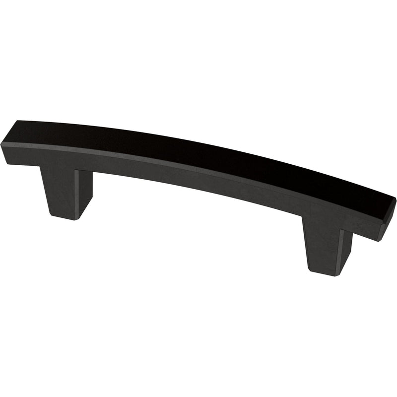 Franklin Brass (10-Pack) – Matte Black Cabinet Handles, 3 Inch Hole Center, Pulls for Drawers, Kitchen Cabinet Door, Dressers | Pierce 3" (76mm) 10