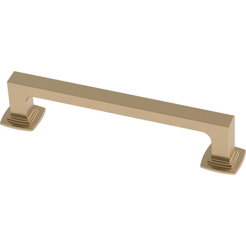 Franklin Brass (5-Pack) – Champagne Bronze Cabinet Handles, 5-1/16 Inch Hole Center, Pulls for Drawers, Kitchen Cabinet Door, Dressers | Parow 5-1/16" (128mm)