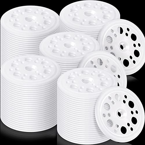 Taiyin 500 Pcs 1.77 Inch/ 45 mm Plastic Washers Foam Board Insulation