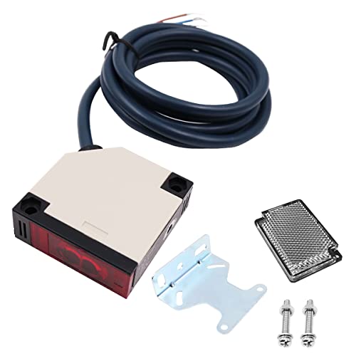 4M Reflector Photocell Transit Detector with Reflective Mirror Optical Sensor Switches IR Light
