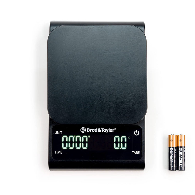 Brod & Taylor Precision Kitchen & Coffee Scale with Timer | (0.1g Precision) Precision Scale