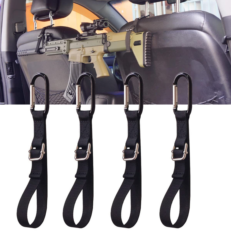 GuRK 4-Pack Creative Truck Gun Rack,Adjustable Automotive Headrest Gun Holder,Hold Your Rifle,Shotgun More Securer