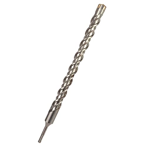 1-1/4 Inch x 18 Inch SDS Plus Rotary Hammer Drill Bit, Carbide Tipped for Brick, Stone, and Concrete (1-1/4" x 16" x 18") 1-1/4" x 18"