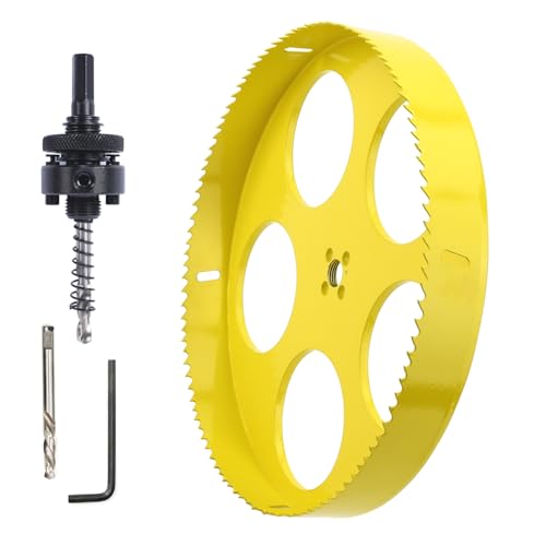 10 Inch Hole Saw with Arbor, 254mm M42 Bi-Metal Hole Cutter 10" (254mm)