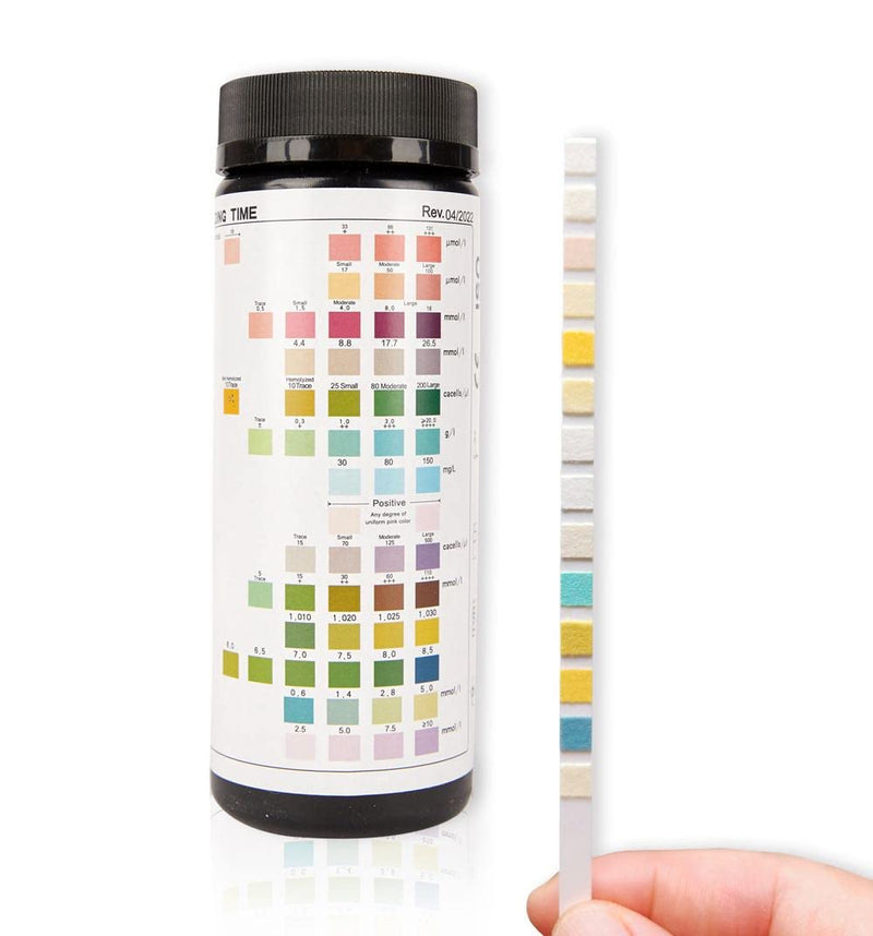 14-parameter urine test strips, 100 count, health diagnostic