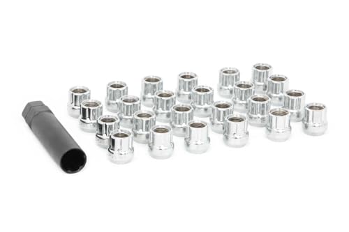 Rough Country Lug Nut Set 1/2X20 Chrome Wheel with Painted (0 x 0. inches /0 x, 0 inches Offset)