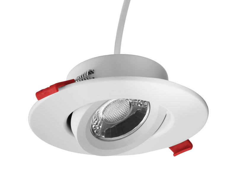 DGC 4-inch White Selectable Canless Adjustable Gimbal LED Recessed Downlight (DGC43120SRDWH) 4 Inches