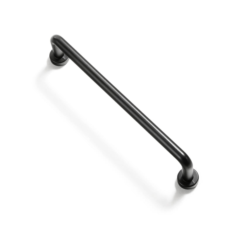 Goo-Ki 6 Pack 5" Center to Center Matte Black Modern Cabinet Pulls Solid Contemporary Home Improvement Hardware Drawer Pulls Zinc Alloy Kitchen Handles 5'' Center to Center