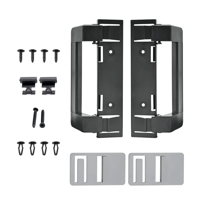 2 Pack 3316882900 RV Refrigerator Door Handle Holder Grip Black Hardware, Fit for 3316882.900 S,Std Dr Handle Combo-6/8 Amii DM2672, DM2682, DM2872, DM2882 Refrigerators with Airing Cards