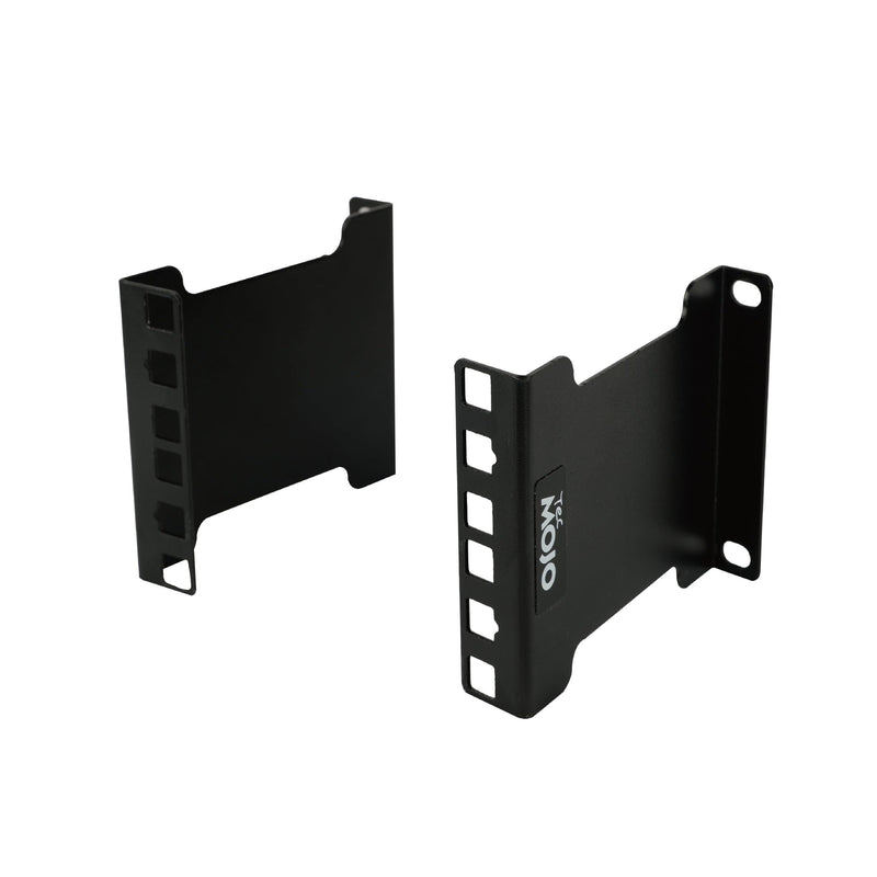 Tecmojo Server Rack Depth Extender - 2U - 4inch Depth - TAA Compliant - Recessed Rack Adapter - Rack Mount Adapter Kit - Network Rack Extender 2U/4"