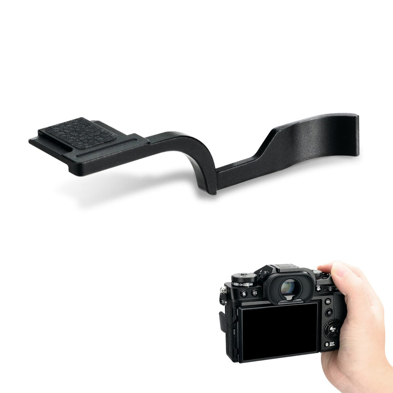 JJC Metal Thumb Up Grip for Fujifilm Fuji X-T5 XT5 X-T4 XT4 X-T3 XT3 Camera, Hot Shoe Thumb Rest Support for Easier Handling & Secure Hold For Fuji X-T5