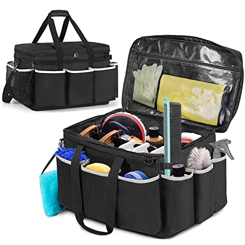 HODRANT Extra-Large Detailing Bag with Waterproof EVA Hard Bottom