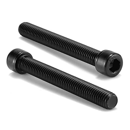 1/2-13 x 4 Socket Head Cap Screws Bolts, 20Pcs 304 Stainless Steel 18-8, Allen Socket Hex Drive, Full Thread, Black Oxide by SG TZH(with Hex Spanner) 20 1/2-13 x 4"