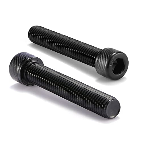 3/8-16 x 3 Socket Head Cap Screws Bolts, 20Pcs 304 Stainless Steel 18-8, Allen Socket Hex Drive, Full Thread, Black Oxide by SG TZH(with Hex Spanner)