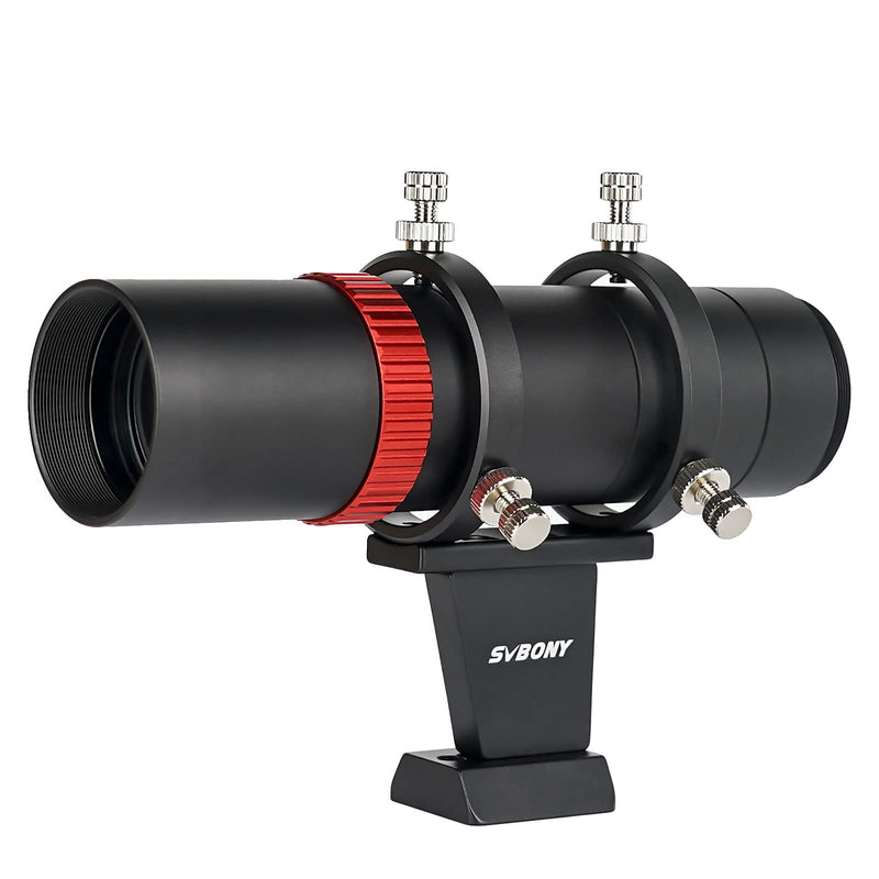 SVBONY SV165 40mm Mini Guide Scope, F4 Finder Scope with Scale, Astronomy Accessories Compatible with ZWO QHY Orion Auto SV305 Pro Telescope Cameras for Deep Sky Photography