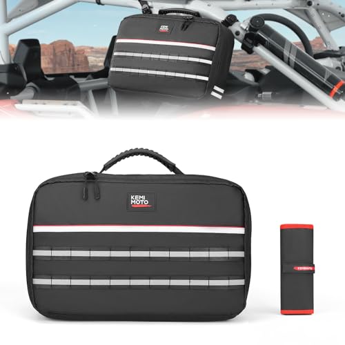 KEMIMOTO Drive Belt Bag Tool Bag Fit UTV ATV TPU Fabric Large Capacity