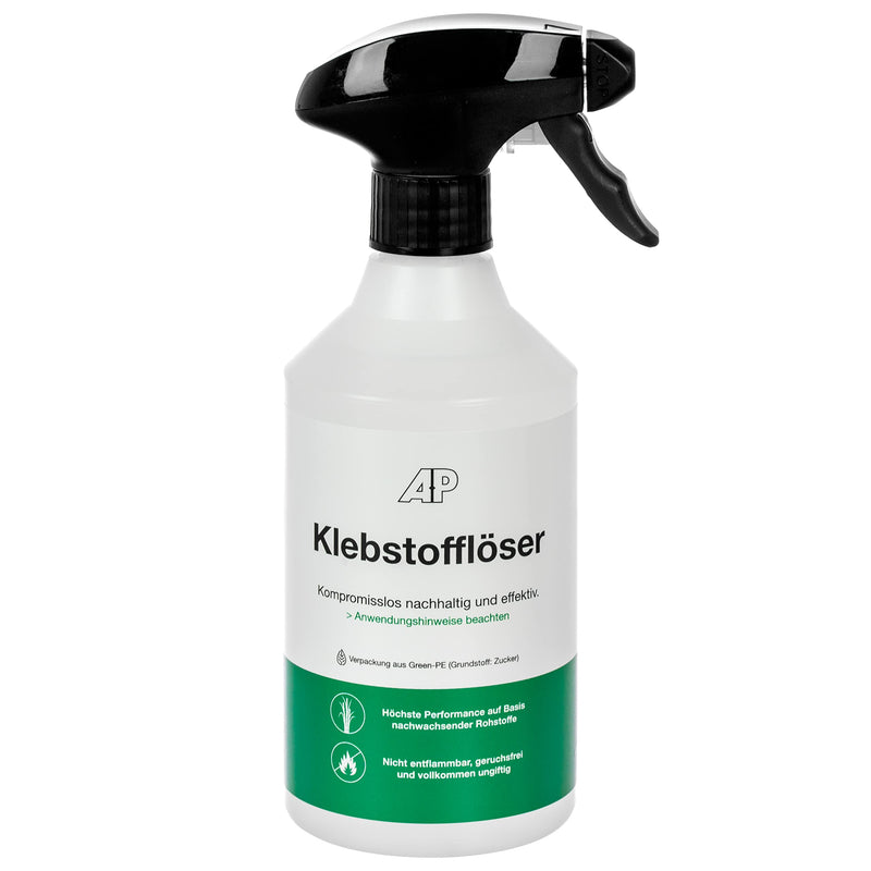 AP Adhesive Remover, 500 ml Spray, Label Remover with Long Exposure Time for Strong Dissolving Power, Special Sticker & Adhesive Residue Remover, 100% Sustainable & Low VOC Adhesive Remover