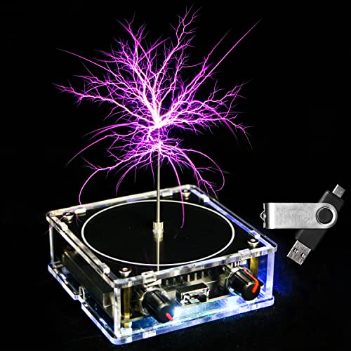 Tesla Coil Solid-State Music Tesla Coil Artificial Lightning Desktop Toy Wireless Power Scientific Transmission Model Experiment Tool
