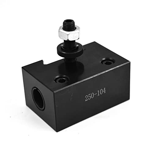 waltyotur AXA 250-104 Heavy Duty Boring Bar Holder, Quick Change Heavy Duty Boring Bar Tool Post Holder for CNC Lathe