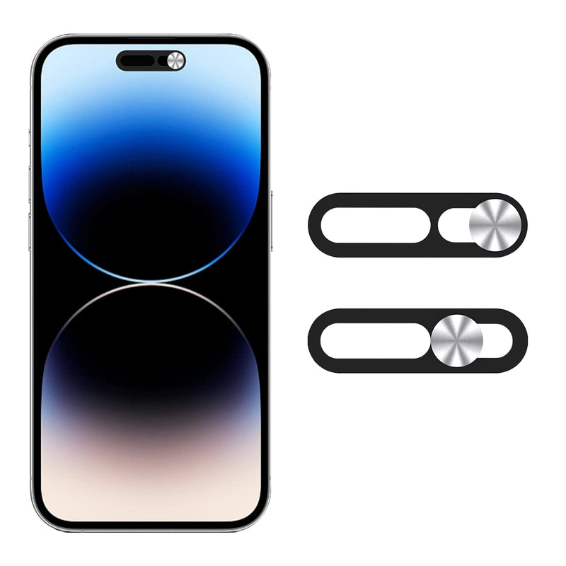 Phone Camera Cover,Webcam Cover Compatible for iPhone 14 Pro, iPhone 14 Pro Max Protect Privacy and Security,Not Affect Facial Recognition（Silver） Silver 14 Pro /14 Pro Max-Silver